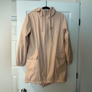 Zara pink raincoat size: M